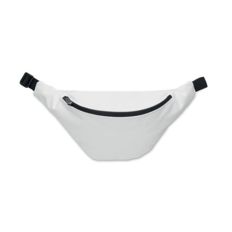 Sac banane souple personnalisée en PU - BAI Matières : PU Couleurs : blanc objet promotionnel éco-responsable