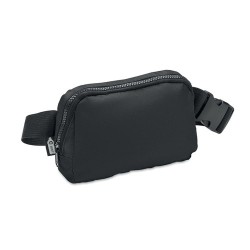 Sac banane  en polyester 300D personnalisée TOSHI Matières : PET recyclé Couleurs : noir