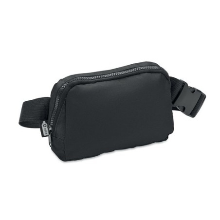 Sac banane  en polyester 300D personnalisée TOSHI Matières : PET recyclé Couleurs : noir