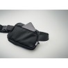 Sac banane  en polyester 300D personnalisée TOSHI Matières : PET recyclé Couleurs : noir livraison express 24h 48h