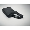 Sac banane  en polyester 300D personnalisée TOSHI Matières : PET recyclé Couleurs : noir cadeau collaborateur premium