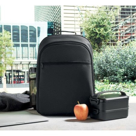 Sac à dos isotherme  300D - COOLPACK Matières : PET recyclé Couleurs : noir impression haute définition