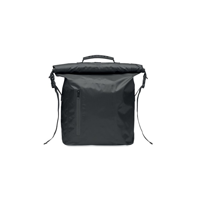 Sac à dos enroulable étanche personnalisable 30L SCUBAROLL Matières : PET recyclé Couleurs : noir