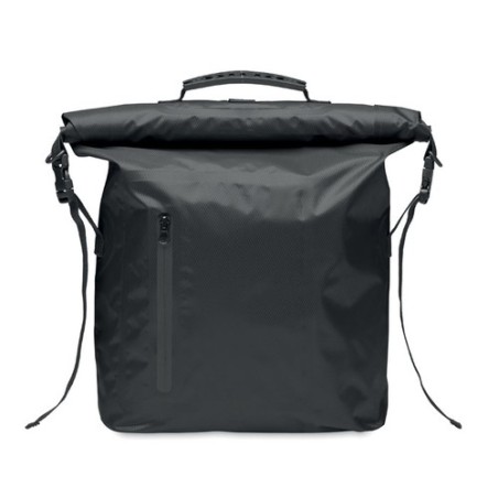 Sac à dos enroulable étanche personnalisable 30L SCUBAROLL Matières : PET recyclé Couleurs : noir