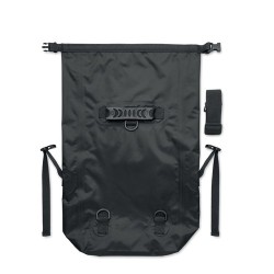 Sac à dos enroulable étanche personnalisable 30L SCUBAROLL Matières : PET recyclé Couleurs : noir objet publicitaire robuste