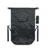 Sac à dos enroulable étanche personnalisable 30L SCUBAROLL Matières : PET recyclé Couleurs : noir objet publicitaire robuste