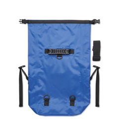 Sac à dos enroulable étanche personnalisable 30L SCUBAROLL Matières : PET recyclé Couleurs : bleu royal cadeau affaires élégant