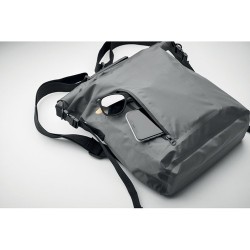 Sac à dos enroulable étanche personnalisable 30L SCUBAROLL Matières : PET recyclé Couleurs : pierre objet promotionnel éco-respo