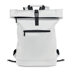 Sac à dos enroulable  en PU - BAI ROLL Matières : PU Couleurs : blanc