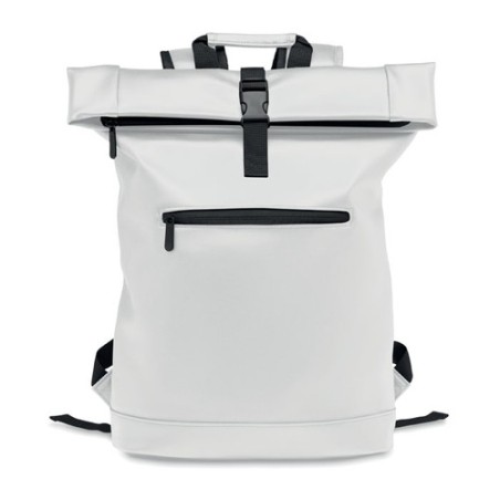 Sac à dos enroulable  en PU - BAI ROLL Matières : PU Couleurs : blanc