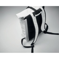 Sac à dos enroulable  en PU - BAI ROLL Matières : PU Couleurs : blanc livraison express 24h 48h