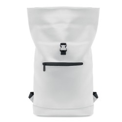 Sac à dos enroulable  en PU - BAI ROLL Matières : PU Couleurs : blanc cadeau collaborateur premium