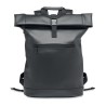 Sac à dos enroulable  en PU - BAI ROLL Matières : PU Couleurs : noir personnalisable avec votre logo
