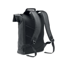 Sac à dos enroulable  en PU - BAI ROLL Matières : PU Couleurs : noir cadeau entreprise pas cher