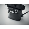 Sac à dos enroulable  en PU - BAI ROLL Matières : PU Couleurs : noir cadeau client original