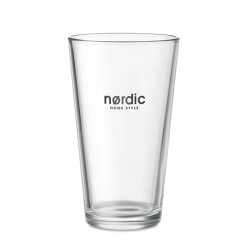 Verre conique  300ml - RONGO Matières : verre Couleurs : transparent impression haute définition