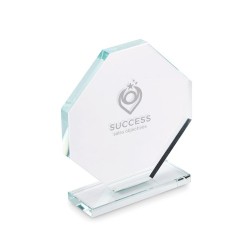 Trophée personnalisé en cristal - RUMBO cadeau d'entreprise Matières : verre Couleurs : transparent impression haute définition