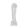 Trophée en cristal personnalisé dans un coffret - DIAWARD Matières : verre Couleurs : transparent marquage laser ultra précis