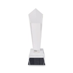 Trophée en cristal personnalisé dans un coffret - DIAWARD Matières : verre Couleurs : transparent objet promotionnel éco-respons