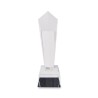 Trophée en cristal personnalisé dans un coffret - DIAWARD Matières : verre Couleurs : transparent objet promotionnel éco-respons