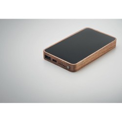 Powerbank sans fil  4000 mAh à charge rapide - ACAPOW Matières : bois Couleurs : noir livraison express 24h 48h