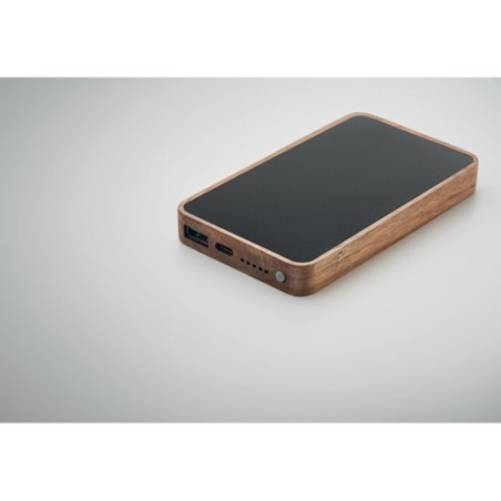 Powerbank sans fil  4000 mAh à charge rapide - ACAPOW Matières : bois Couleurs : noir livraison express 24h 48h