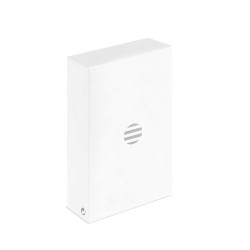 Powerbank sans fil  4000 mAh à charge rapide - ACAPOW Matières : bois Couleurs : noir objet promotionnel éco-responsable