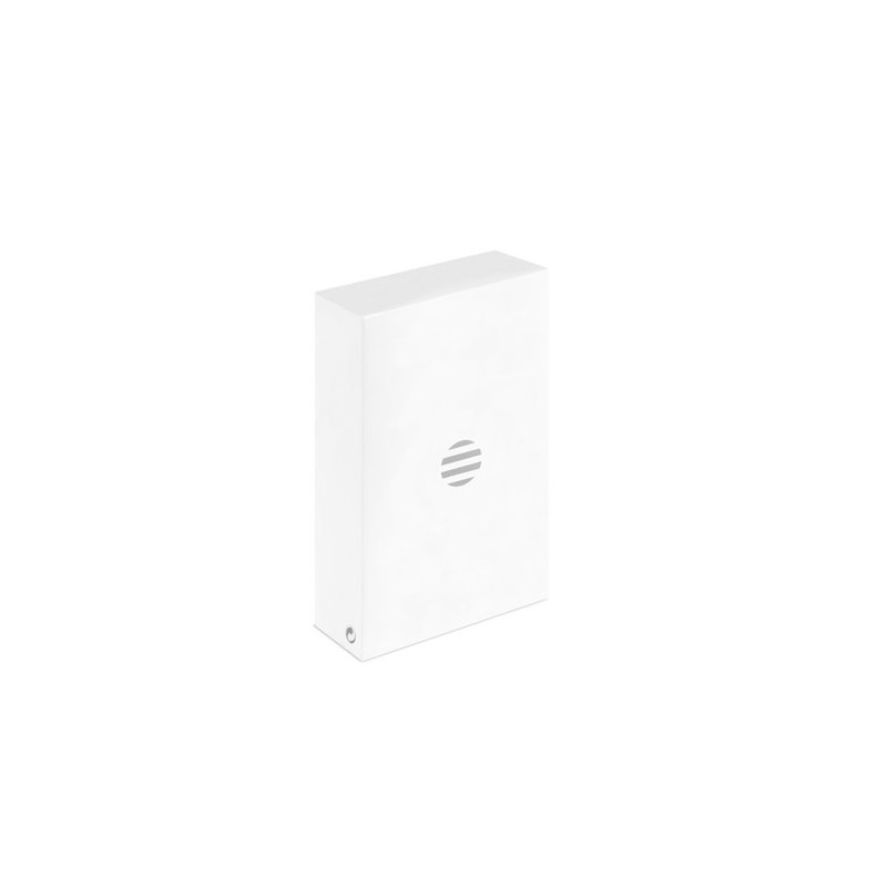 Powerbank sans fil  4000 mAh à charge rapide - ACAPOW Matières : bois Couleurs : noir objet promotionnel éco-responsable