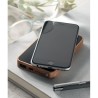 Powerbank sans fil  4000 mAh à charge rapide - ACAPOW Matières : bois Couleurs : noir cadeau collaborateur premium