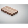 Powerbank sans fil  4000 mAh à charge rapide - ACAPOW Matières : bois Couleurs : noir personnalisation rapide en France