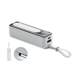 Powerbank publicitaire 5000 mAh avec éclairage COB - POWLIGHT