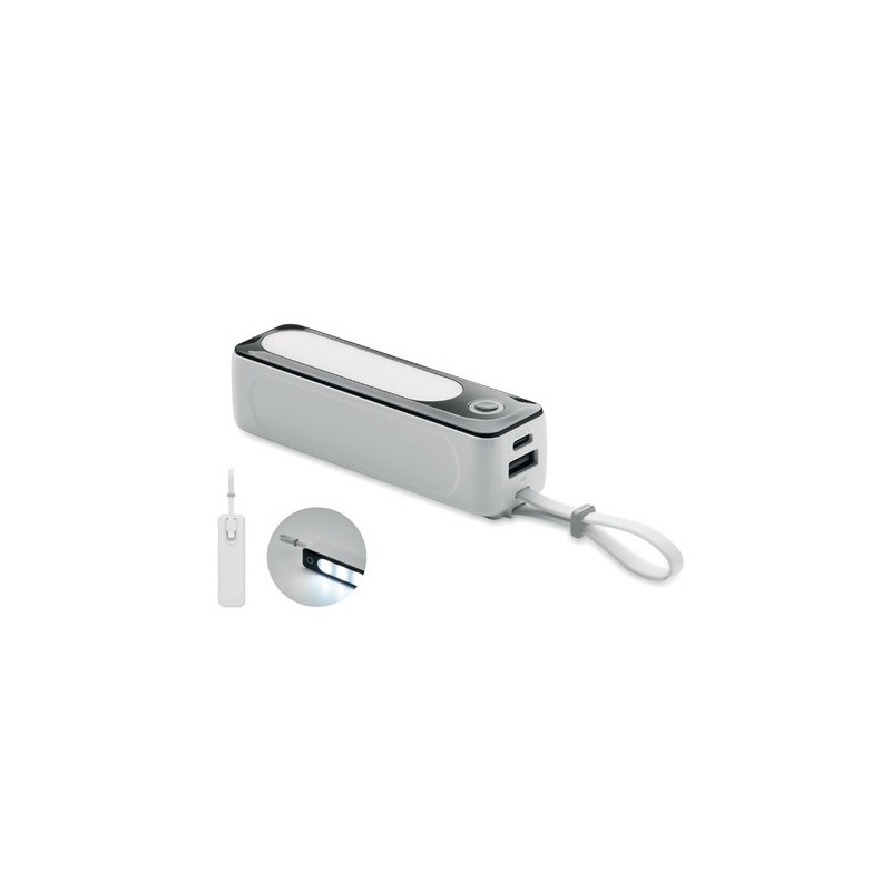 Powerbank 5000 mAh avec COB POWLIGHT - Pratique et Innovant