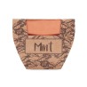 Pot  personnalisé avec graines de menthe MINT POT Couleurs : bois Matières : terre cuite personnalisable avec votre logo