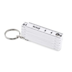 Porte-clés publicitaire 50cm - FUSTER Matières : ABS Couleurs : blanc
