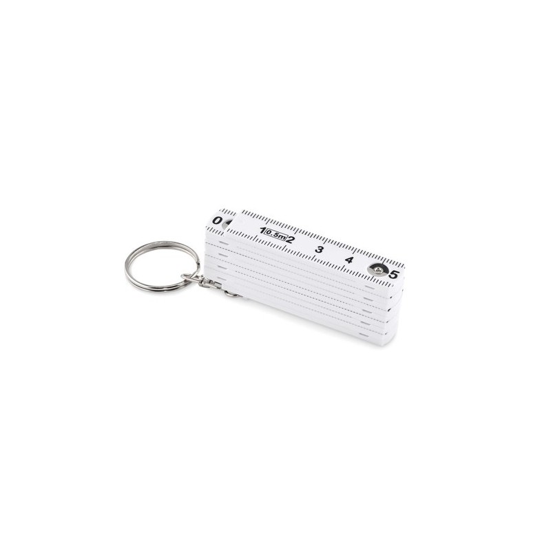 Porte-clés publicitaire 50cm - FUSTER Matières : ABS Couleurs : blanc
