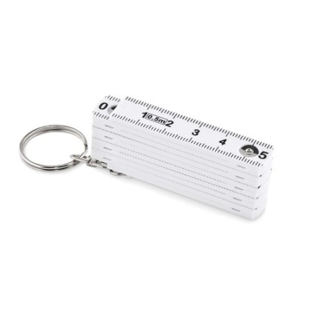Porte-clés publicitaire 50cm - FUSTER Matières : ABS Couleurs : blanc