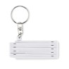 Porte-clés publicitaire 50cm - FUSTER Matières : ABS Couleurs : blanc cadeau entreprise pas cher