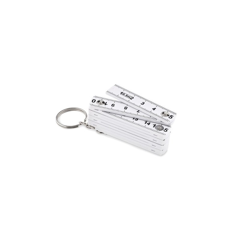 Porte-clés publicitaire 50cm - FUSTER Matières : ABS Couleurs : blanc goodies publicitaire événementiel