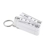 Porte-clés publicitaire 50cm - FUSTER Matières : ABS Couleurs : blanc goodies publicitaire événementiel