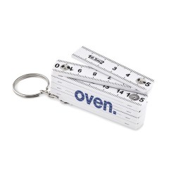 Porte-clés publicitaire 50cm - FUSTER Matières : ABS Couleurs : blanc impression haute définition