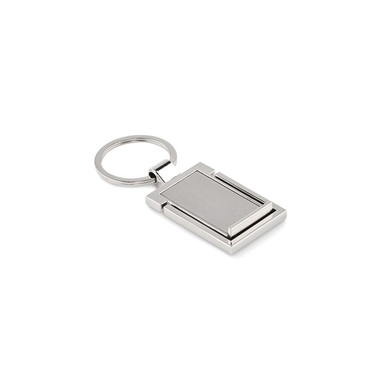 Porte-clé personnalisé pour téléphone - STANRIN Matières : métal Couleurs : argenté