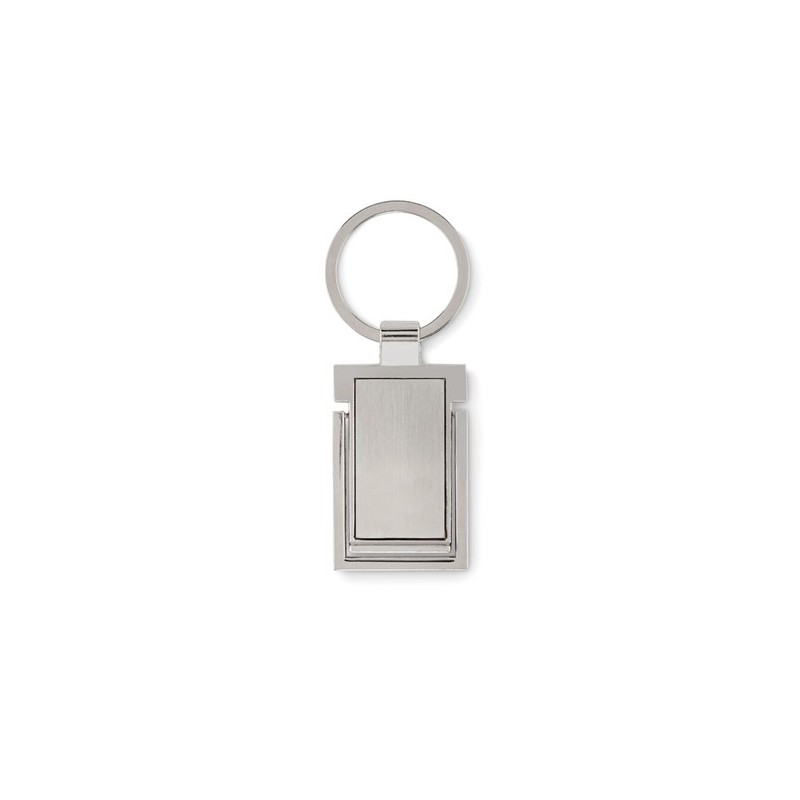 Porte-clé personnalisé pour téléphone - STANRIN Matières : métal Couleurs : argenté personnalisable avec votre logo