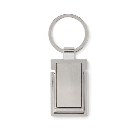 Porte-clé personnalisé pour téléphone - STANRIN Matières : métal Couleurs : argenté personnalisable avec votre logo