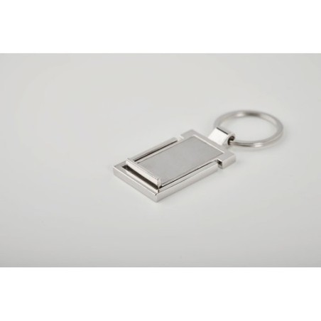Porte-clé personnalisé pour téléphone - STANRIN Matières : métal Couleurs : argenté livraison express 24h 48h