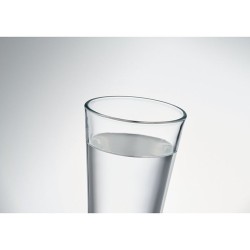 Verre conique  300ml - RONGO Matières : verre Couleurs : transparent marquage laser ultra précis