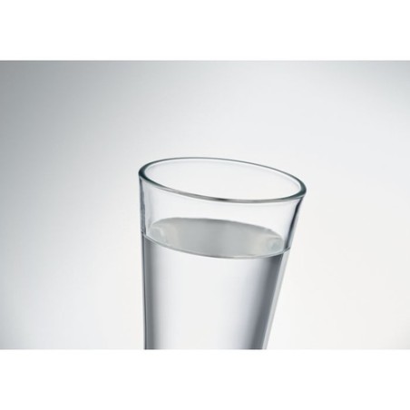 Verre conique  300ml - RONGO Matières : verre Couleurs : transparent marquage laser ultra précis