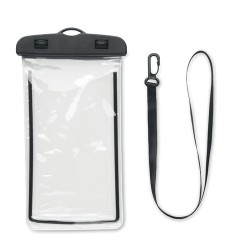 Pochette étanche personnalisée grande pour smartphone - SMAG Matières : PVC Couleurs : noir