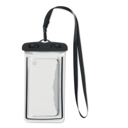 Pochette étanche personnalisée grande pour smartphone - SMAG Matières : PVC Couleurs : noir cadeau entreprise pas cher