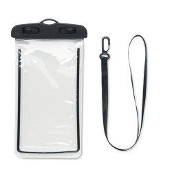 Pochette étanche personnalisée grande pour smartphone - SMAG Matières : PVC Couleurs : noir goodies publicitaire événementiel