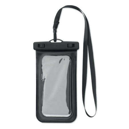 Pochette étanche personnalisée pour smartphone - SMAG Matières : PVC Couleurs : noir personnalisable avec votre logo